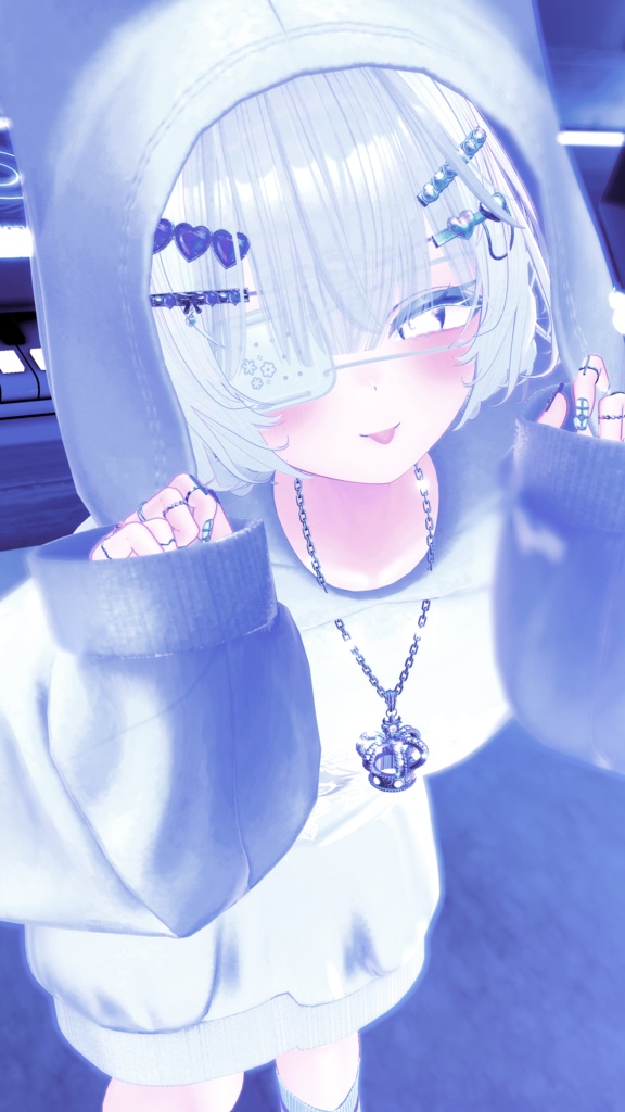 【 #Deorart モデル No.7】NoirCat  15アバター対応  #BLUESTELLA