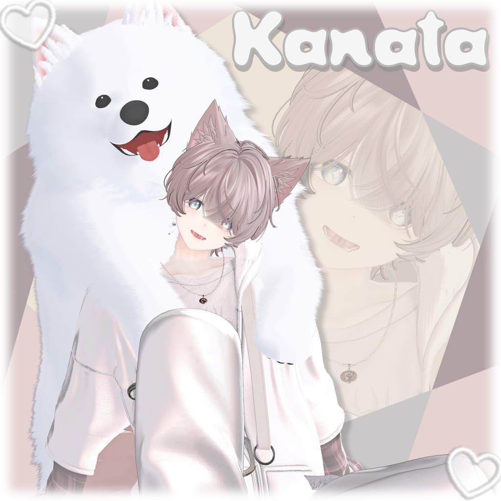 【オリジナル3Dモデル】彼方-Kanata-&此方-Konata- #BLUESTELLA