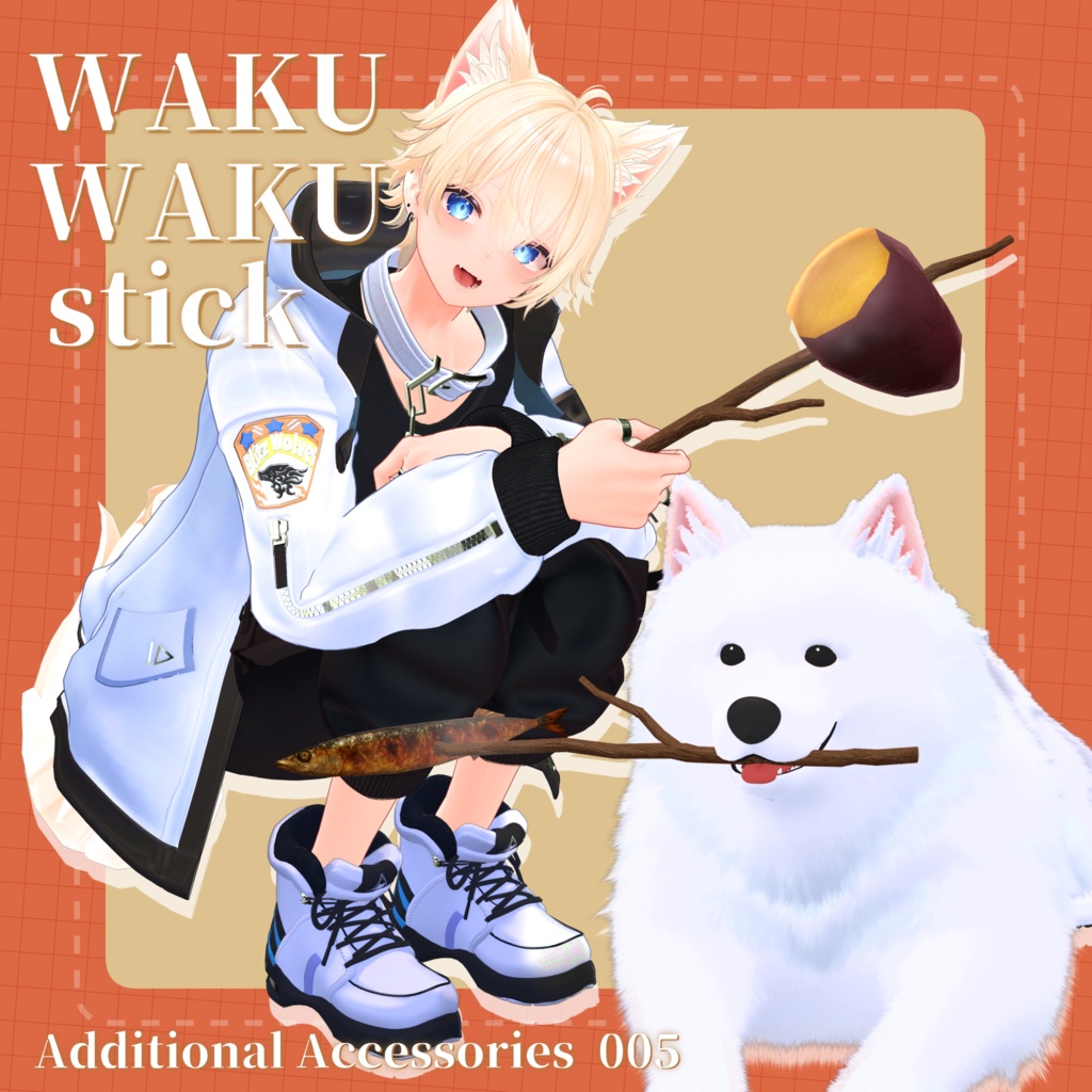 半額セール【オリジナル3Dモデル】彼方-Kanata-&此方-Konata- #BLUESTELLA