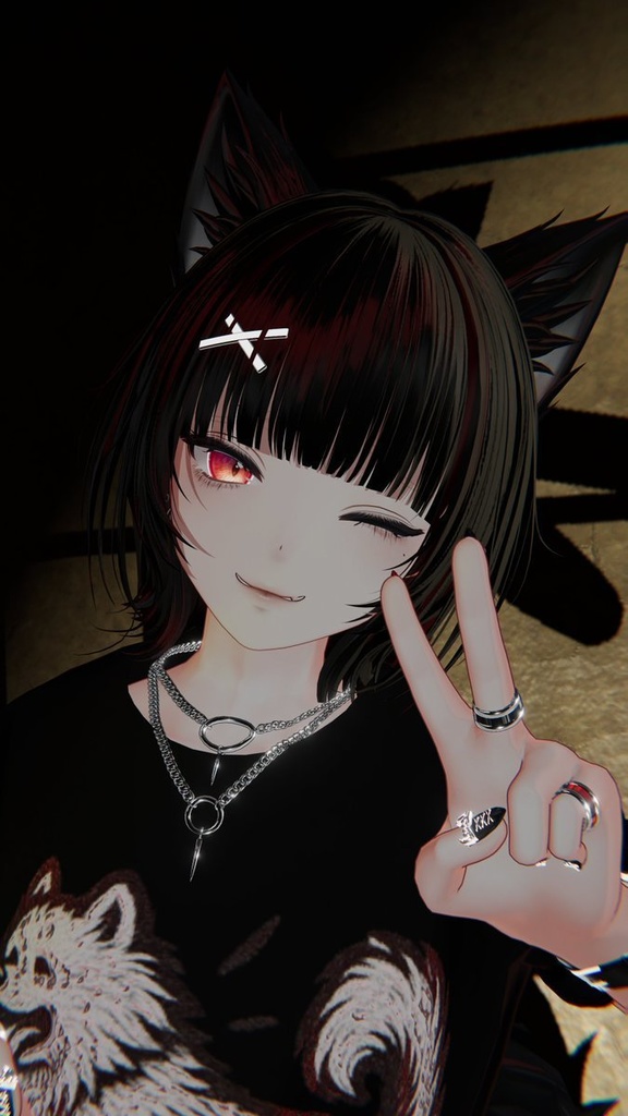 【オリジナル3Dモデル】彼方-Kanata-&此方-Konata- #BLUESTELLA