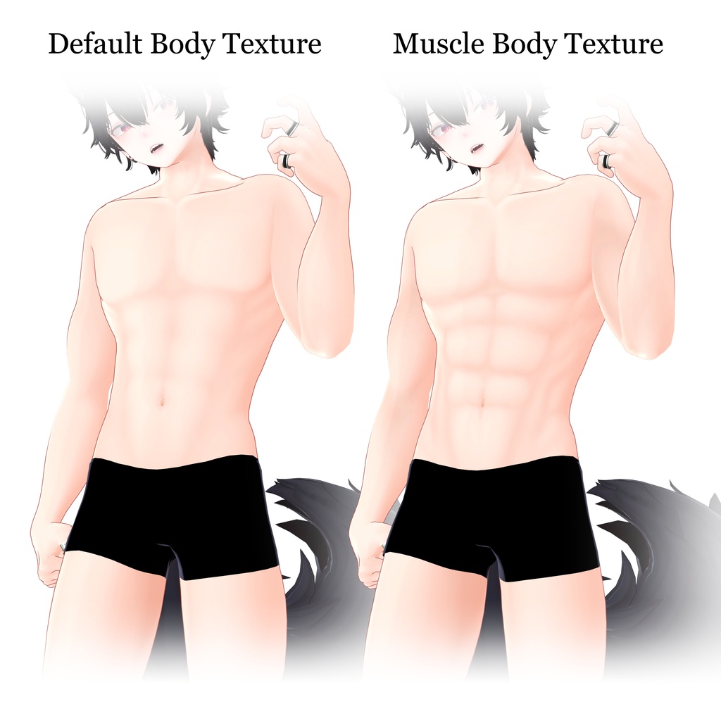 【オリジナル3Dモデル】彼方-Kanata-&此方-Konata- #BLUESTELLA