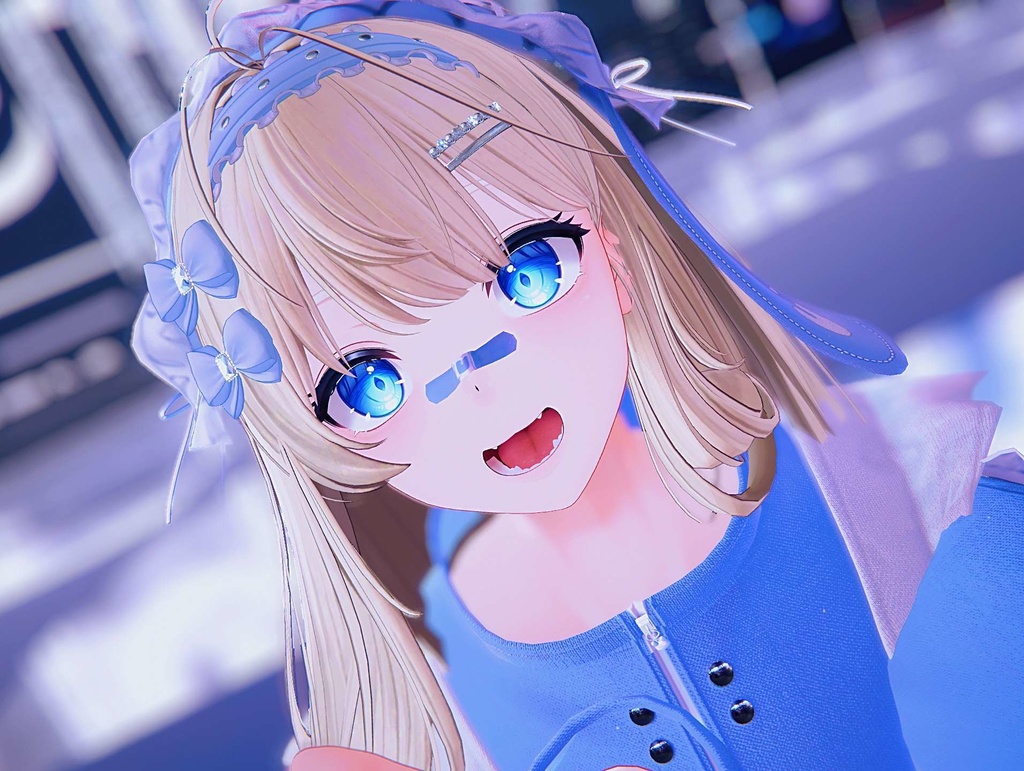 【オリジナル3Dモデル】彼方-Kanata-&此方-Konata- #BLUESTELLA