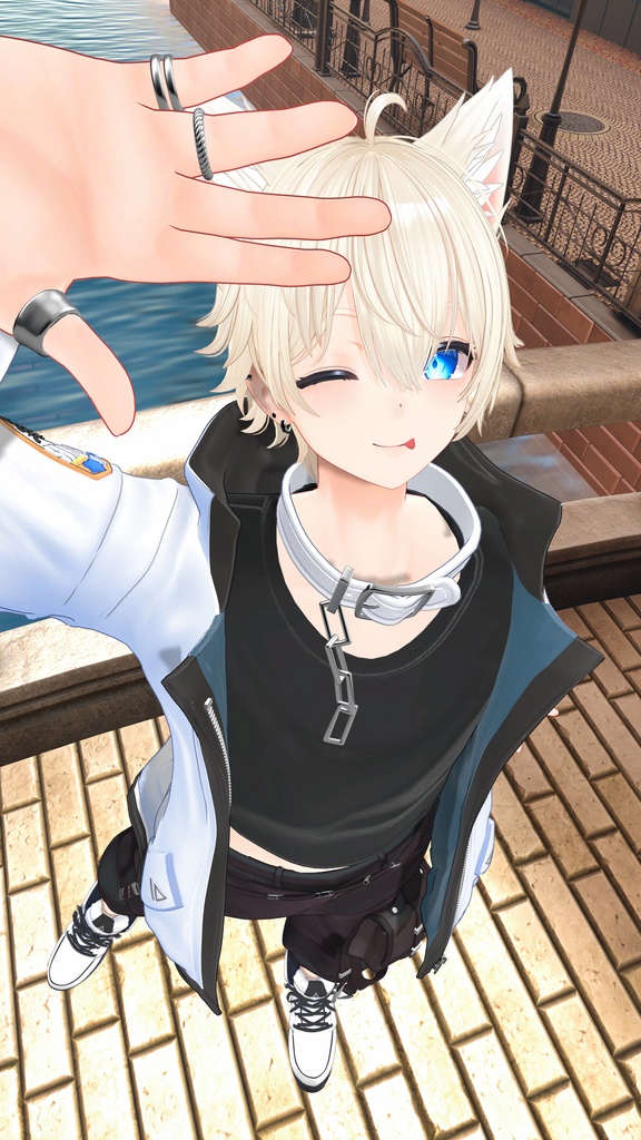 【オリジナル3Dモデル】彼方-Kanata-&此方-Konata- #BLUESTELLA