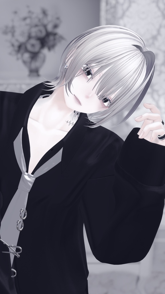 【オリジナル3Dモデル】彼方-Kanata-&此方-Konata- #BLUESTELLA