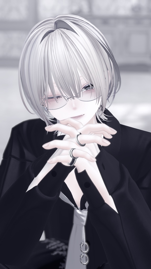 【オリジナル3Dモデル】彼方-Kanata-&此方-Konata- #BLUESTELLA