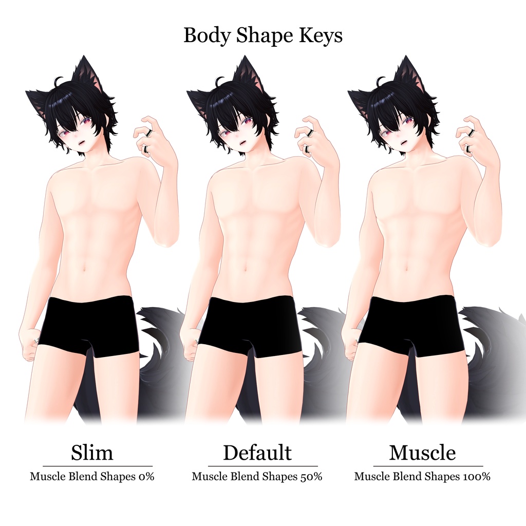 【オリジナル3Dモデル】彼方-Kanata-&此方-Konata- #BLUESTELLA