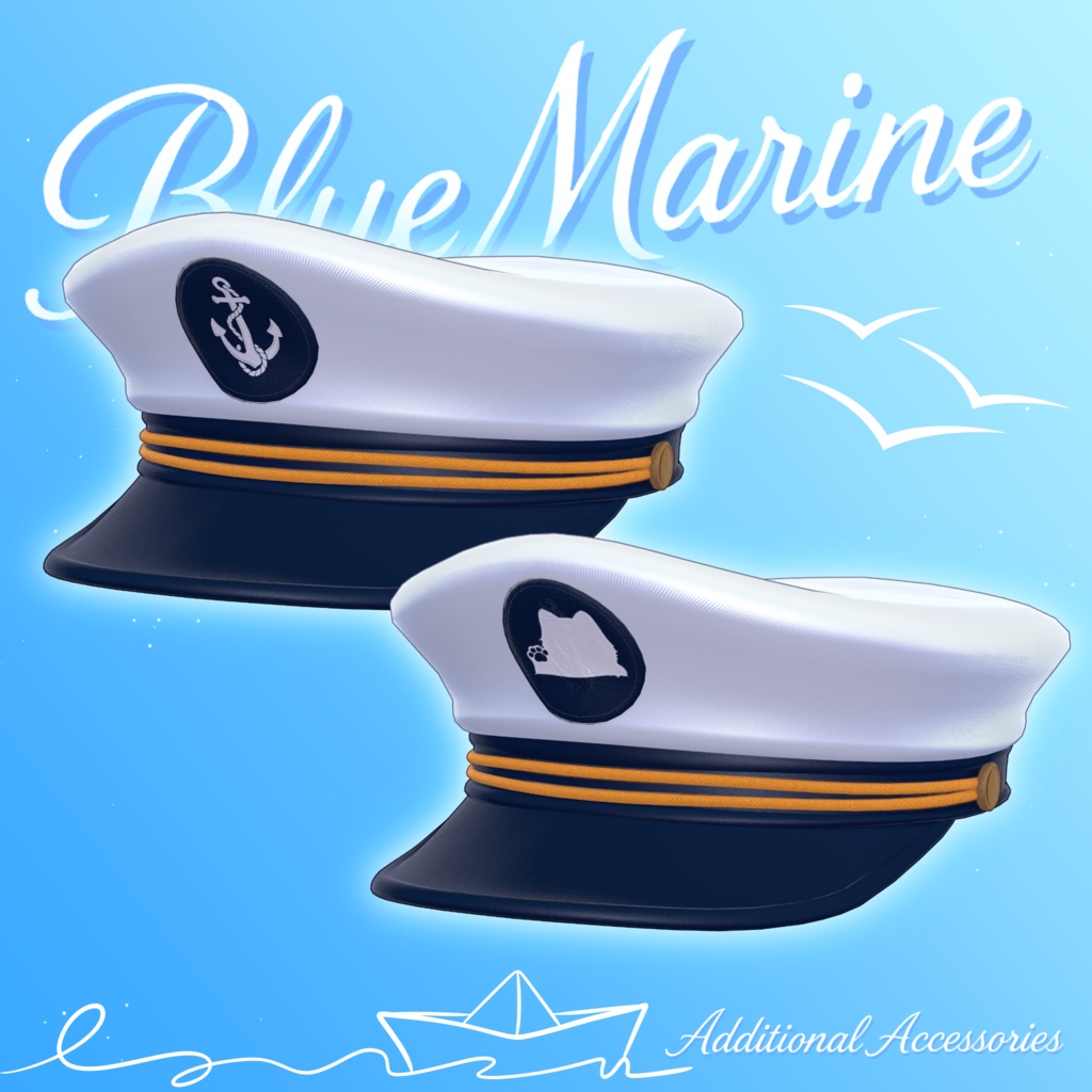 【オリジナル3Dモデル】彼方-Kanata-&此方-Konata- #BLUESTELLA