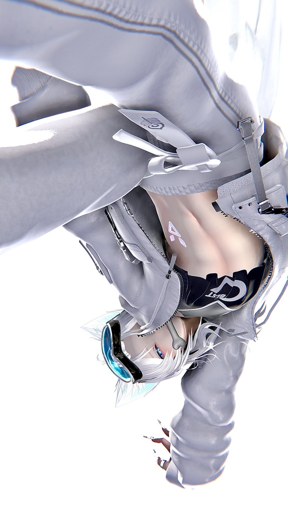 【オリジナル3Dモデル】彼方-Kanata-&此方-Konata- #BLUESTELLA