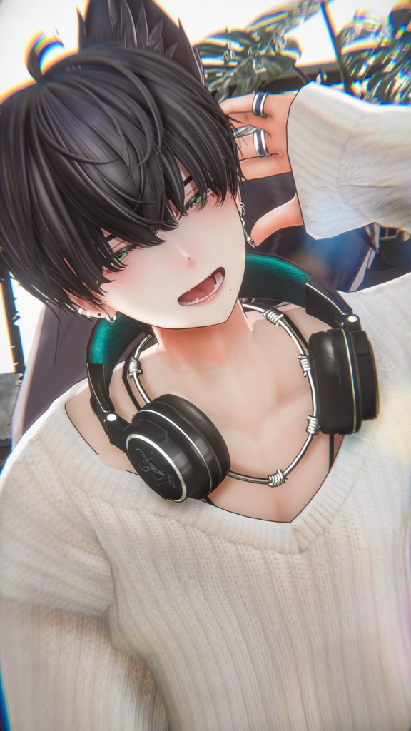 【オリジナル3Dモデル】彼方-Kanata-&此方-Konata- #BLUESTELLA