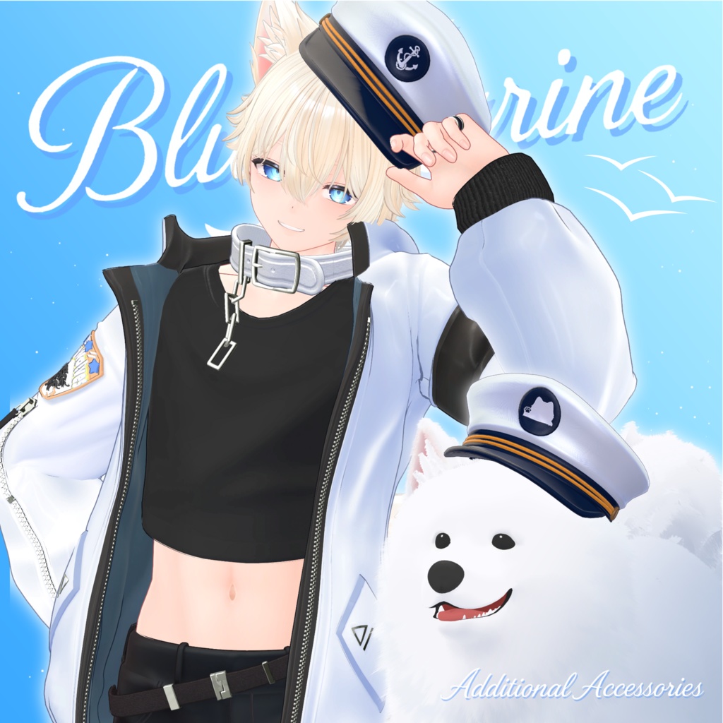 【オリジナル3Dモデル】彼方-Kanata-&此方-Konata- #BLUESTELLA