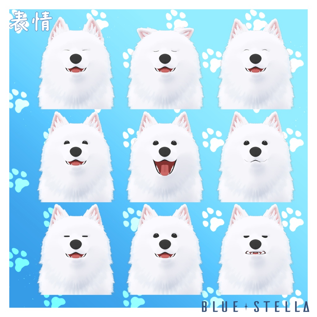 【オリジナル3Dモデル】彼方-Kanata-&此方-Konata- #BLUESTELLA