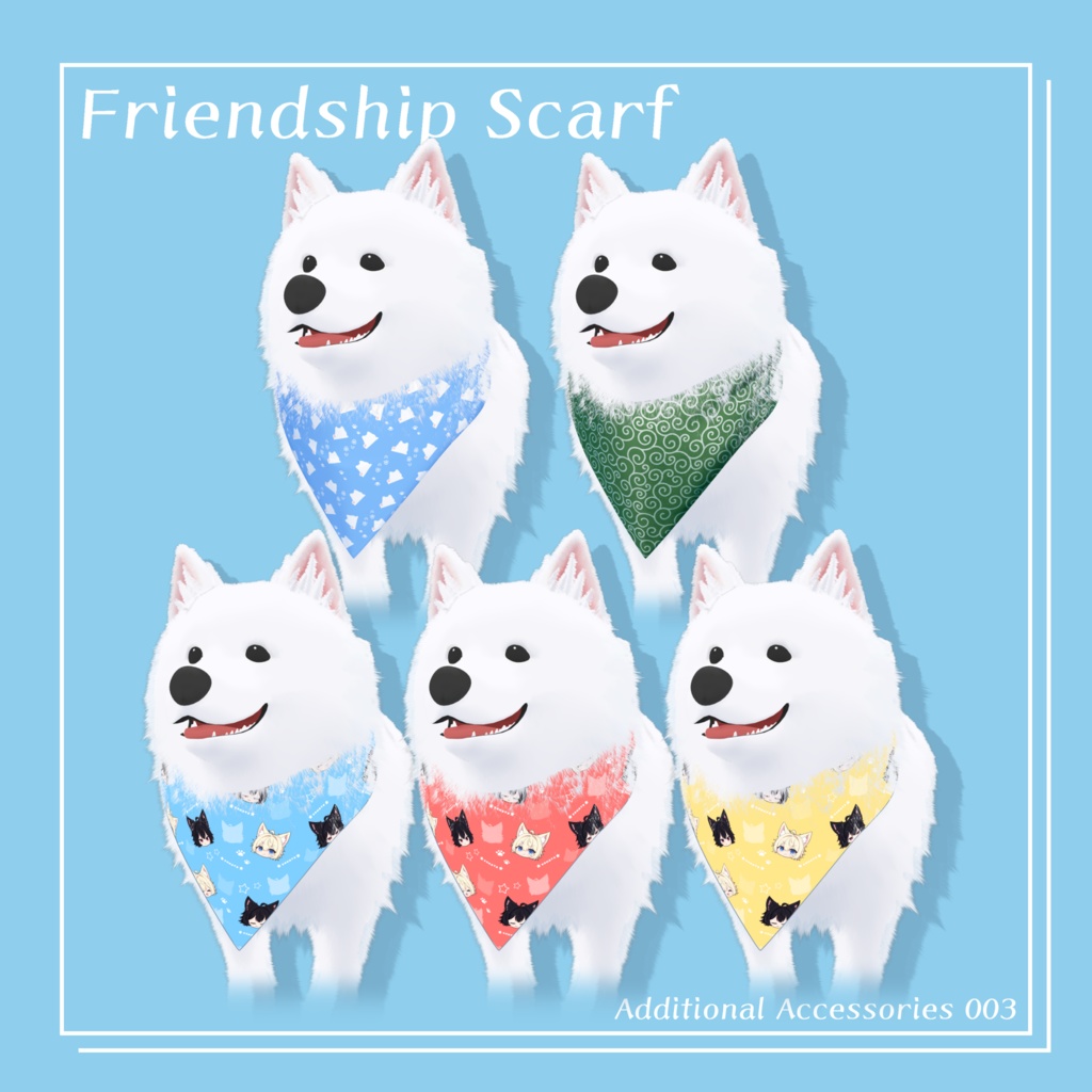 【オリジナル3Dモデル】彼方-Kanata-&此方-Konata- #BLUESTELLA