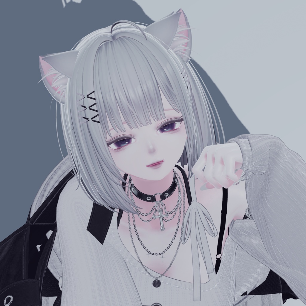 【オリジナル3Dモデル】彼方-Kanata-&此方-Konata- #BLUESTELLA