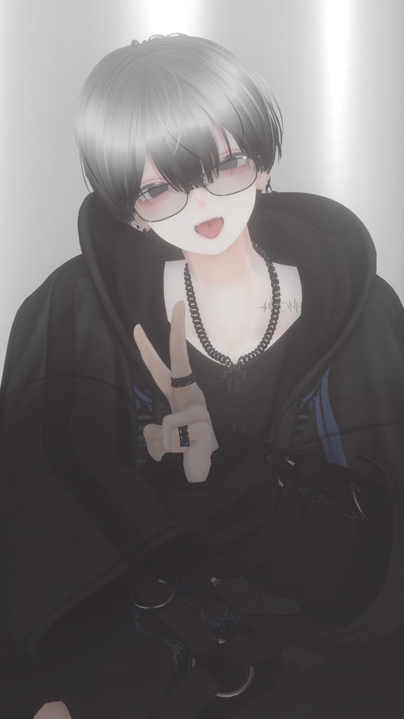 【オリジナル3Dモデル】彼方-Kanata-&此方-Konata- #BLUESTELLA