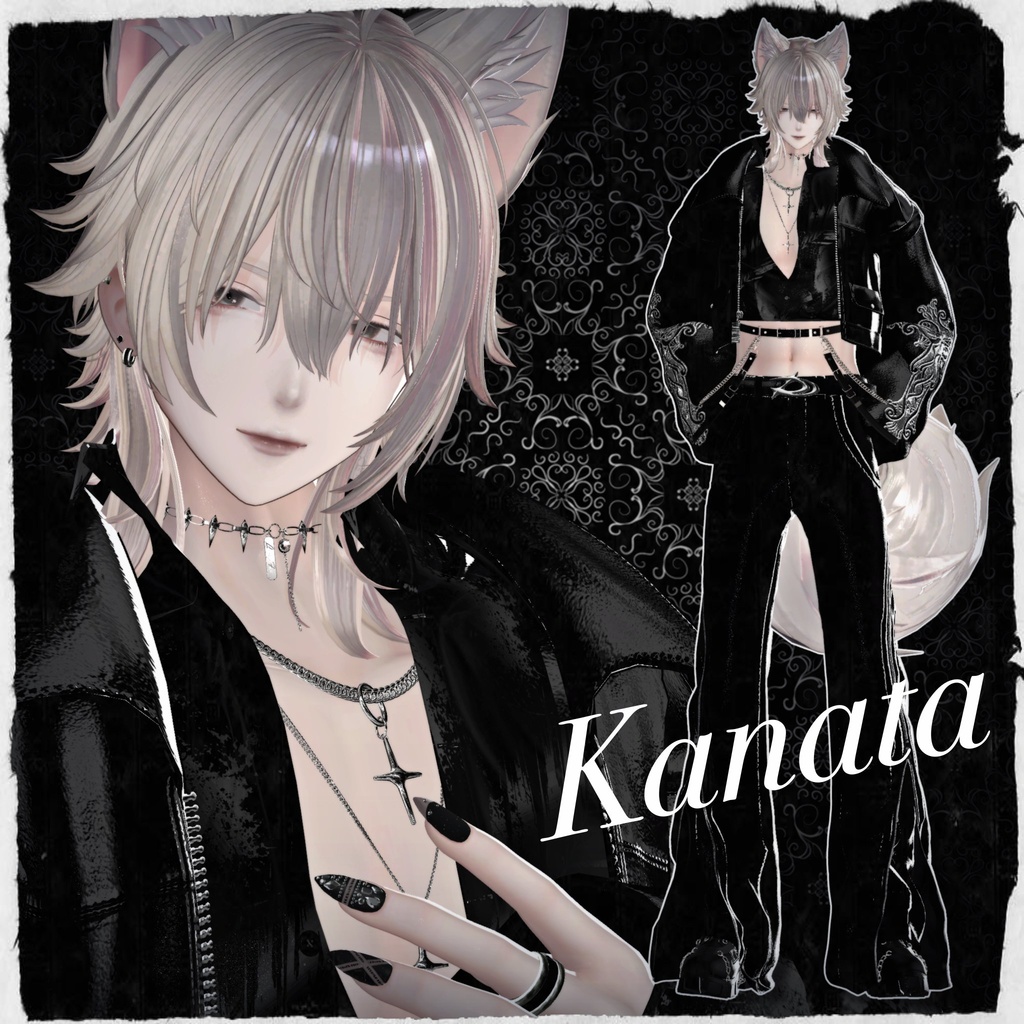 【オリジナル3Dモデル】彼方-Kanata-&此方-Konata- #BLUESTELLA