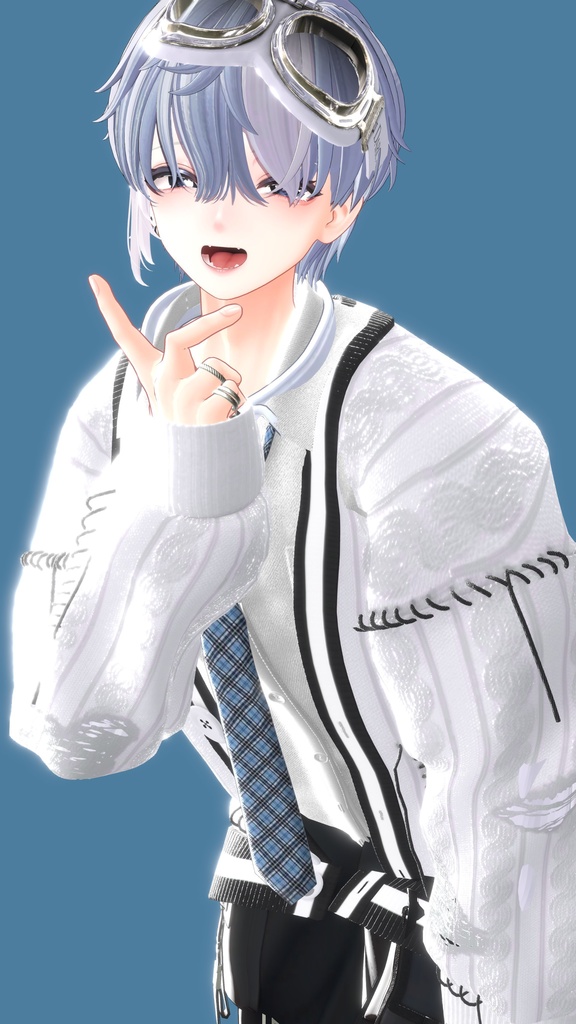 【オリジナル3Dモデル】彼方-Kanata-&此方-Konata- #BLUESTELLA