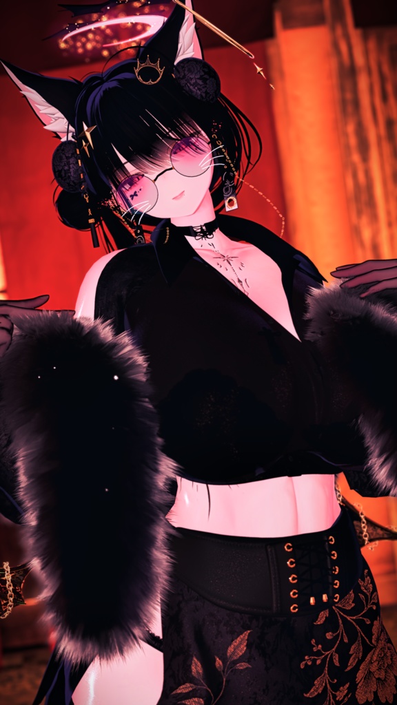 【Deorart モデル No.8】闇黒中華 11アバター対応 #BLUESTELLA