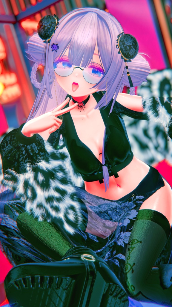 【Deorart モデル No.8】闇黒中華 11アバター対応 #BLUESTELLA