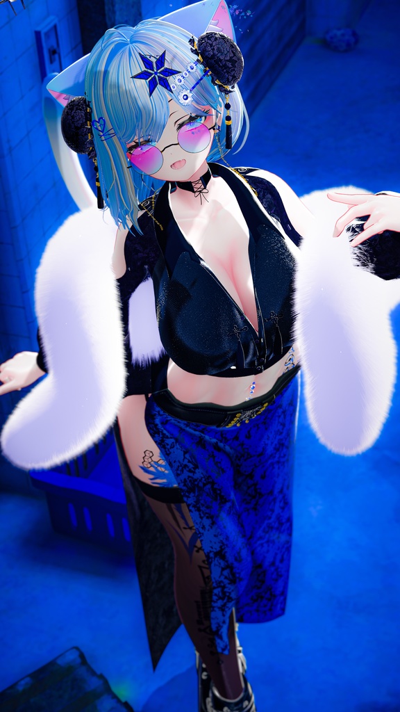 【Deorart モデル No.8】闇黒中華 11アバター対応 #BLUESTELLA