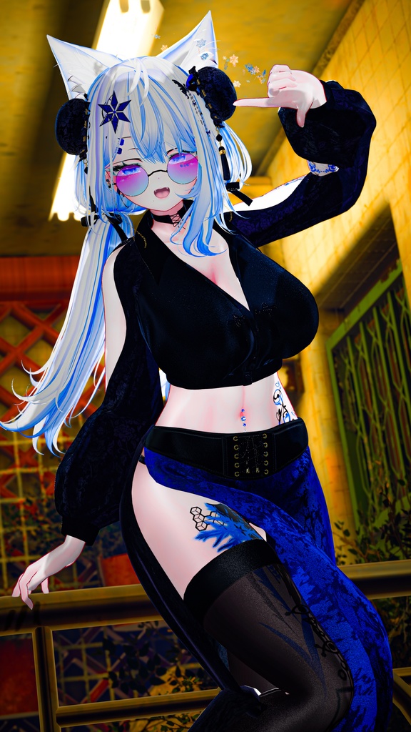 【Deorart モデル No.8】闇黒中華 11アバター対応 #BLUESTELLA