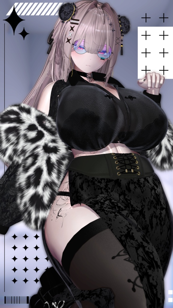 【Deorart モデル No.8】闇黒中華 11アバター対応 #BLUESTELLA