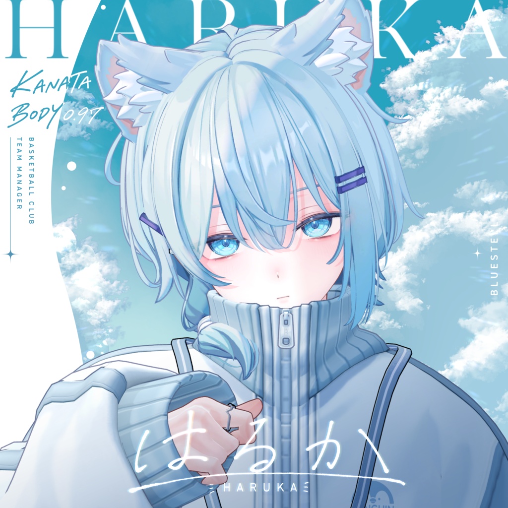 ✨発売記念SALE✨【オリジナル3Dモデル】はるか-Haruka- #BLUESTELLA 男性アバター