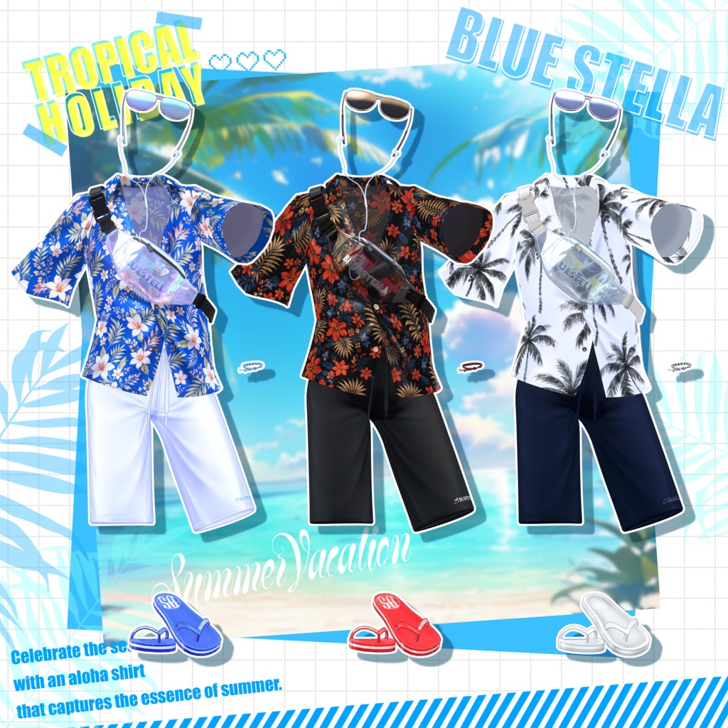 TROPICAL HOLIDAY #BLUESTELLA