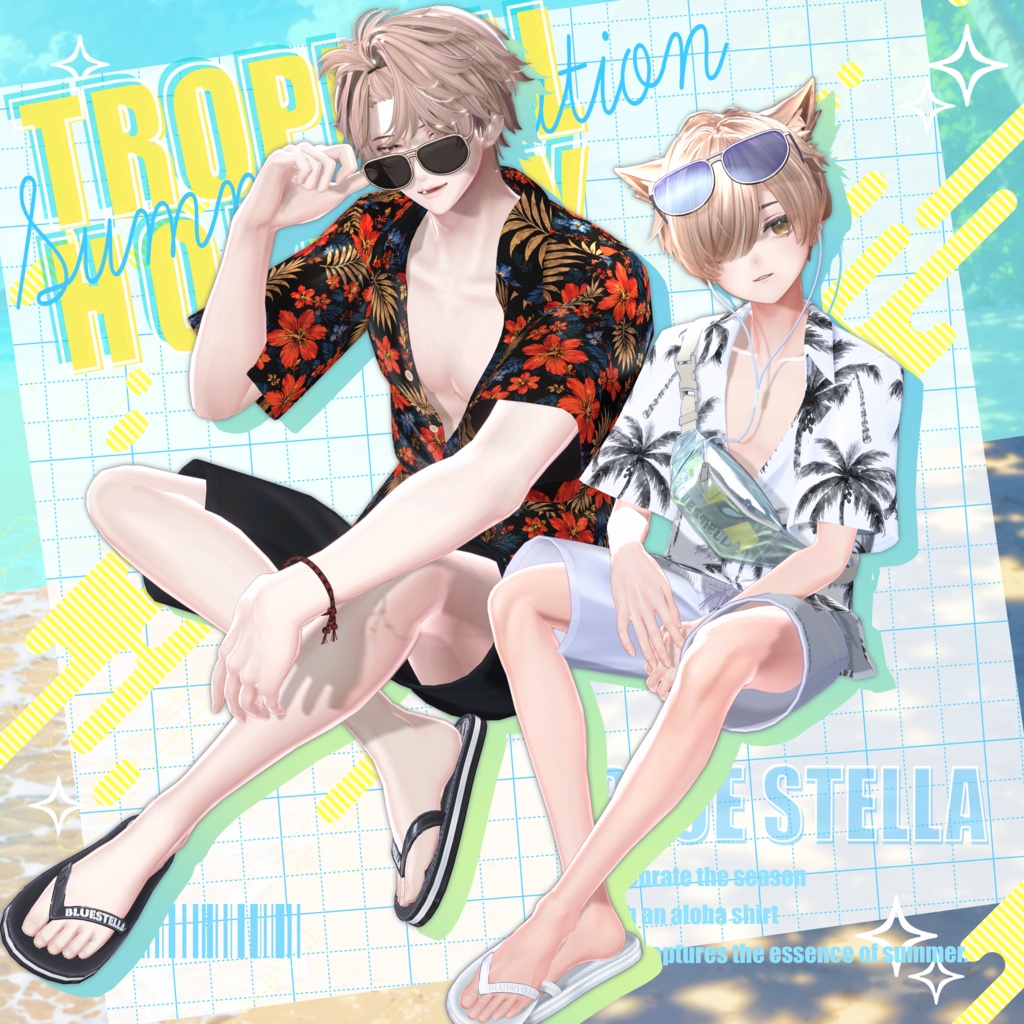 TROPICAL HOLIDAY #BLUESTELLA