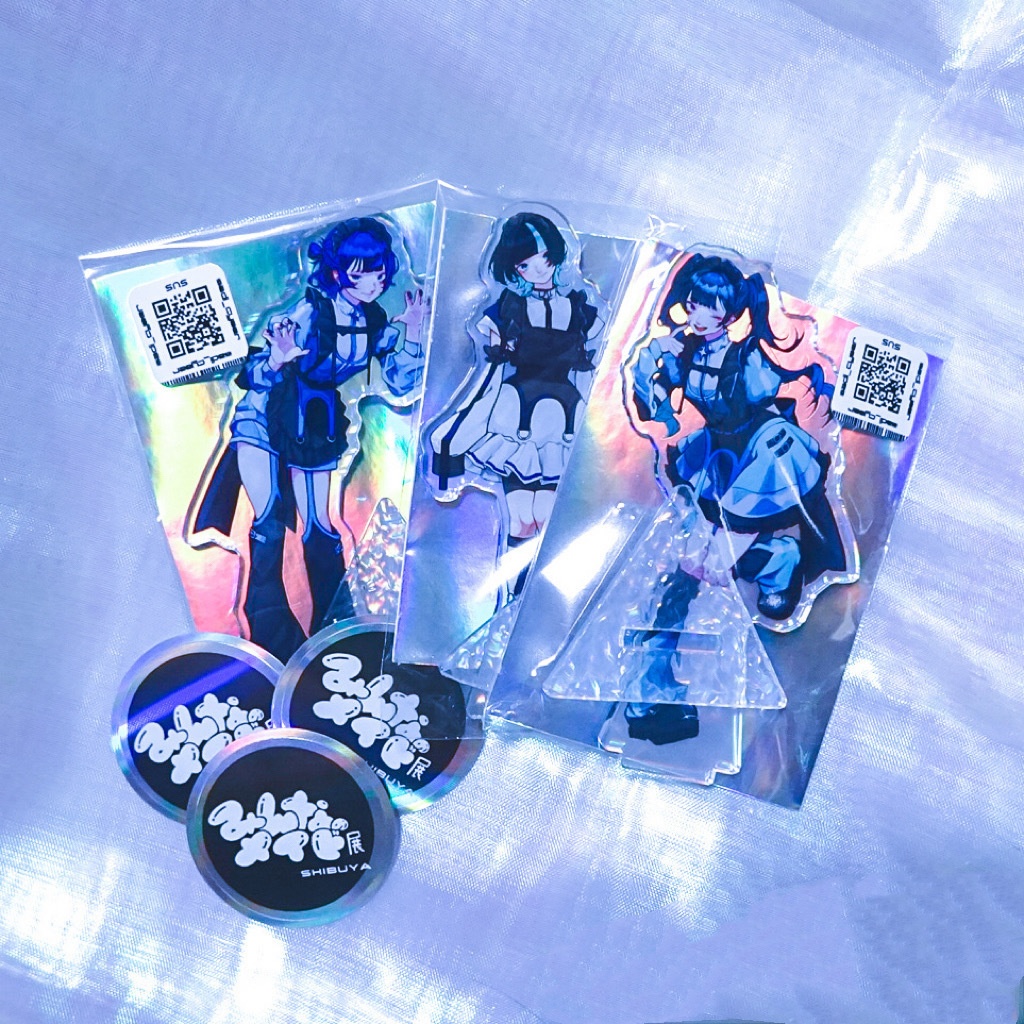 【ステッカー付】メイドアクスタ