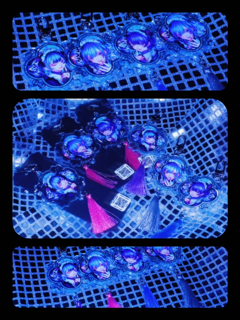 【つばさ】タッセル付きアクキー