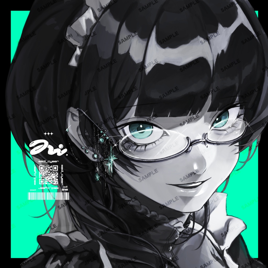 複製原画【Glasses／mono】