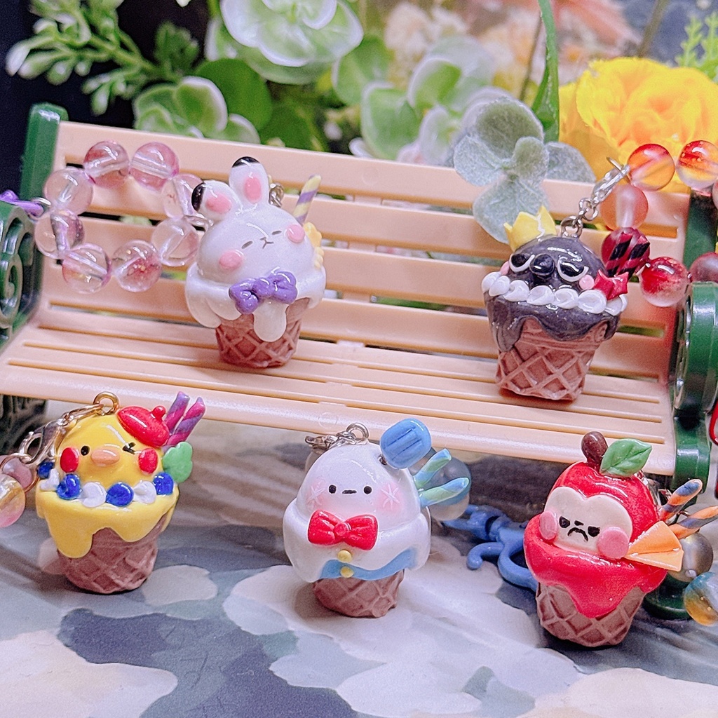 恋と深空　マスコットアイスクリームチャーム