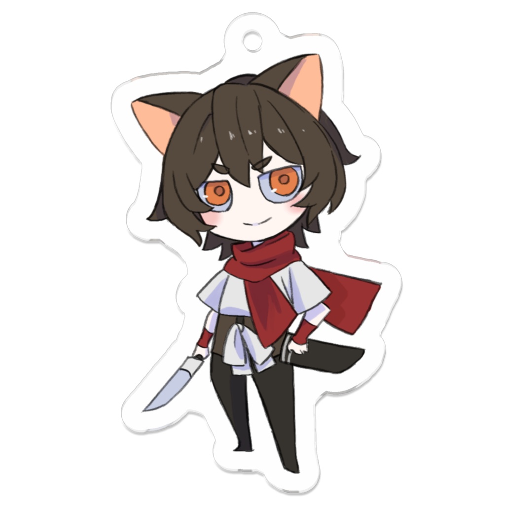 リリーのアクリルキーホルダー