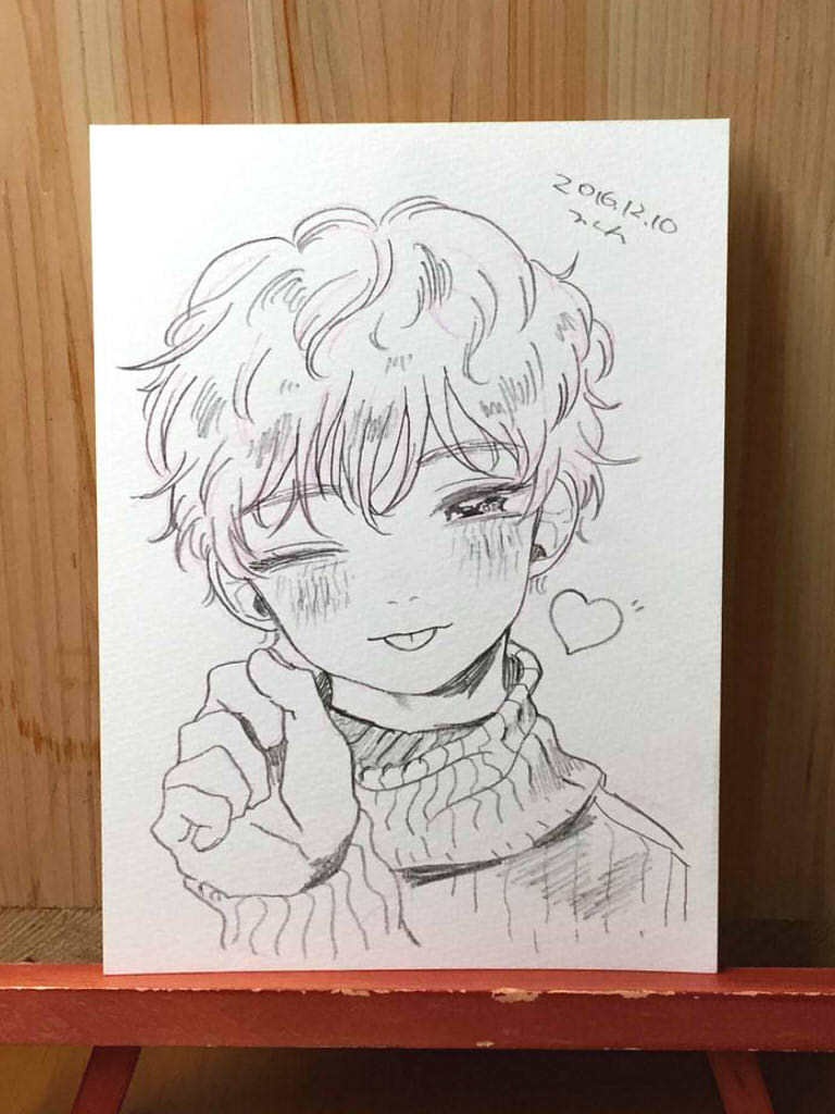 drawing "愛嬌"