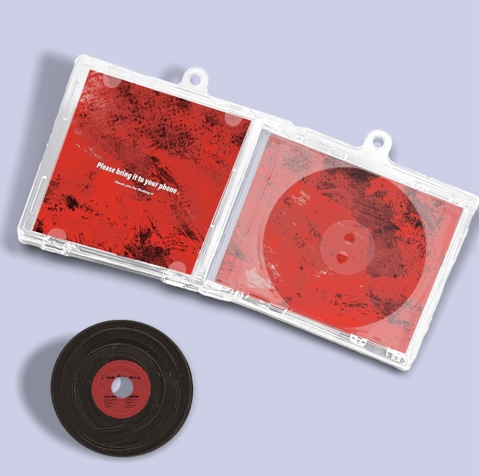 CD型 ストラップ【ランダム】【全3種】⚠︎必ず説明書きをお読みください