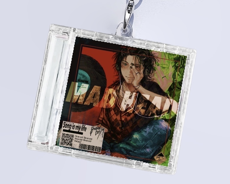 CD型 ストラップ【ランダム】【全3種】⚠︎必ず説明書きをお読みください