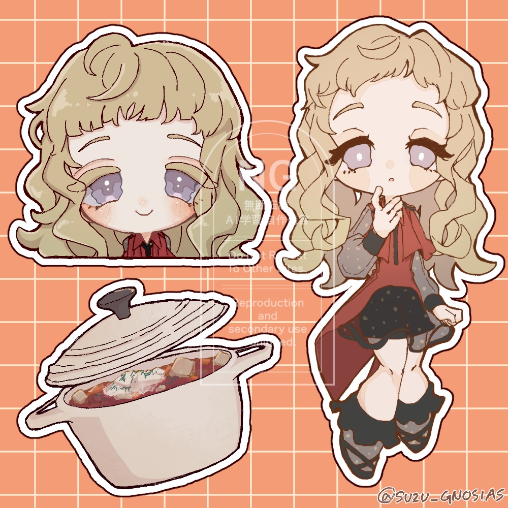 ククルシカステッカーセット