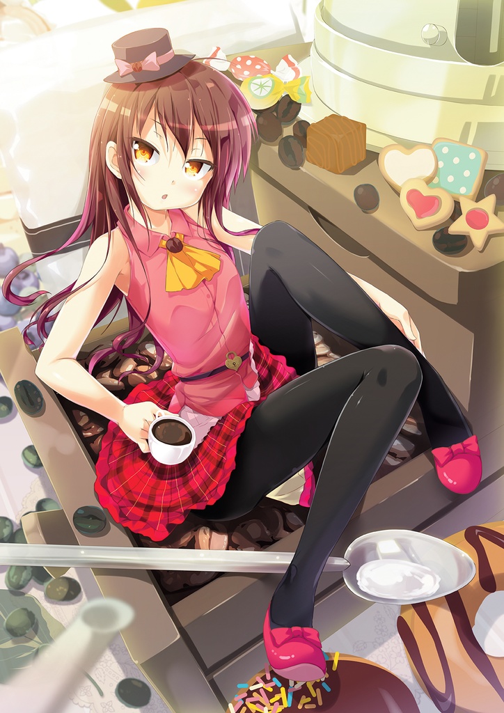 【無料公開】カフェちゃんとブレークタイム_キャラ紹介本【電子書籍】