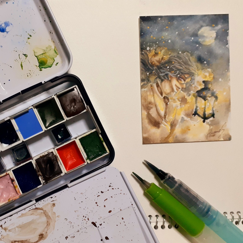 ATC原画(簡易額装付き)