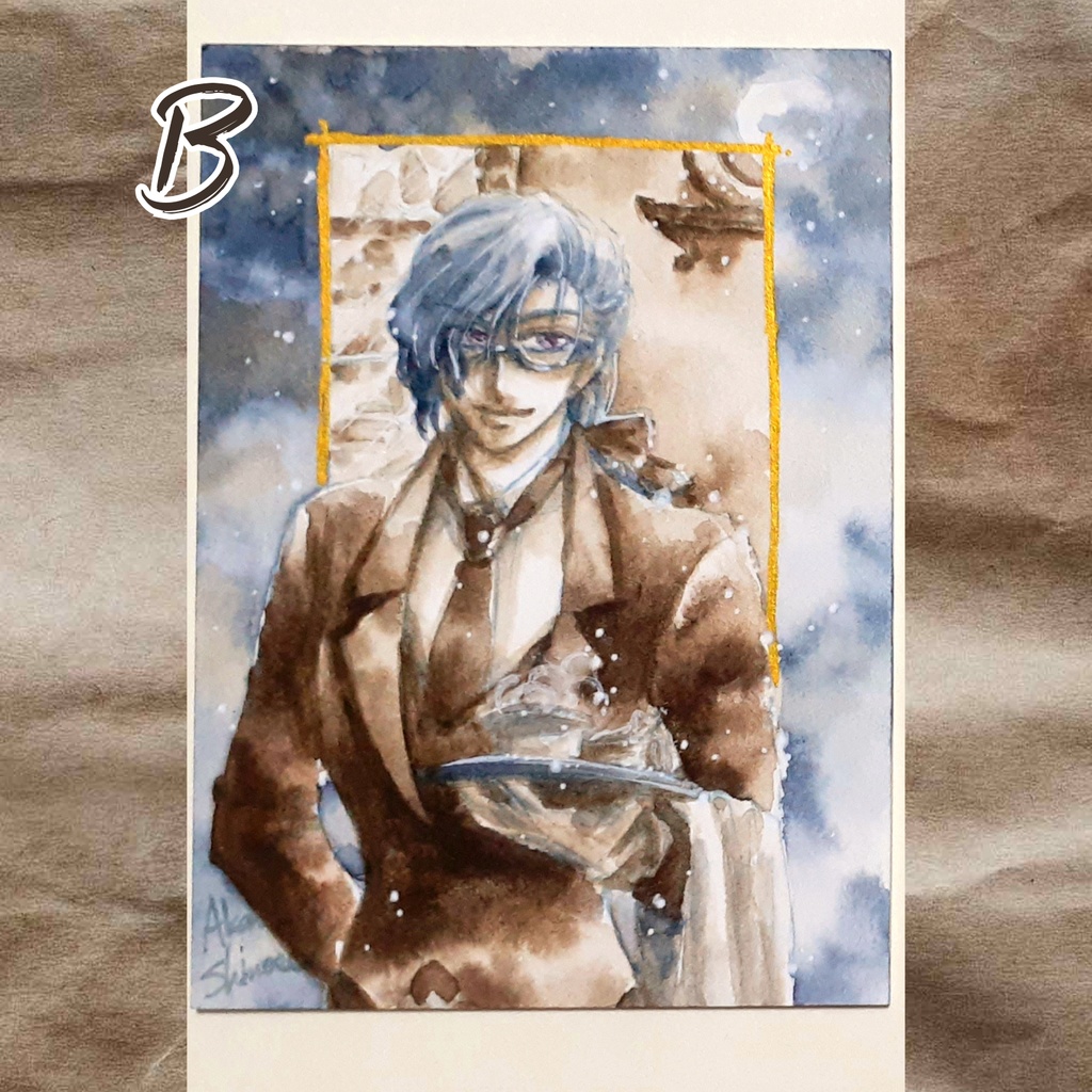 ATC原画(簡易額装付き)