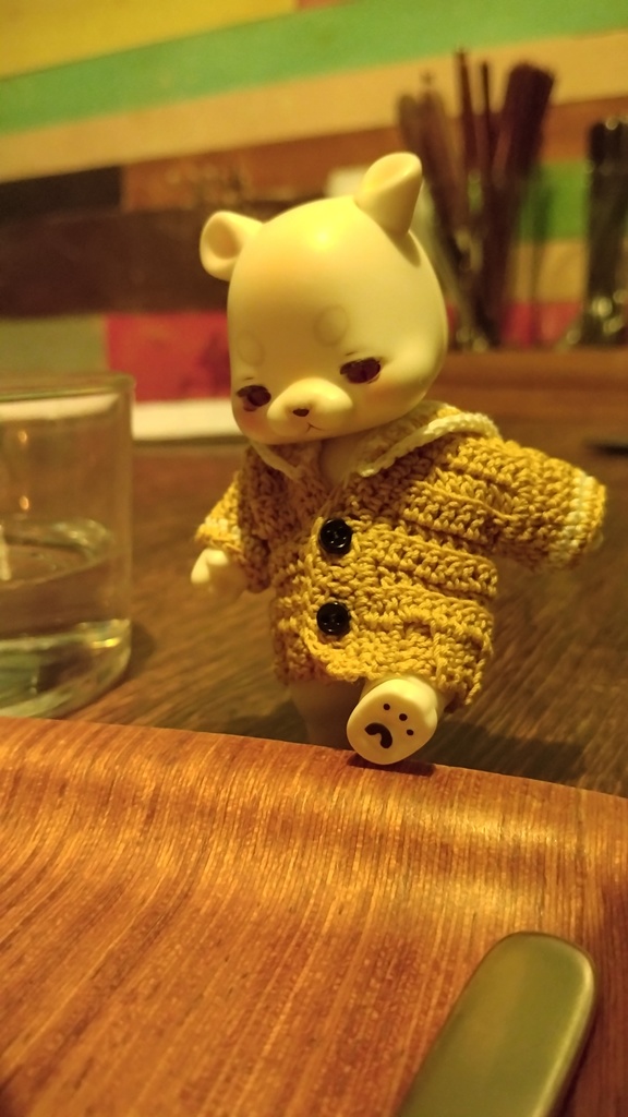 セーラー襟付きカーディガン