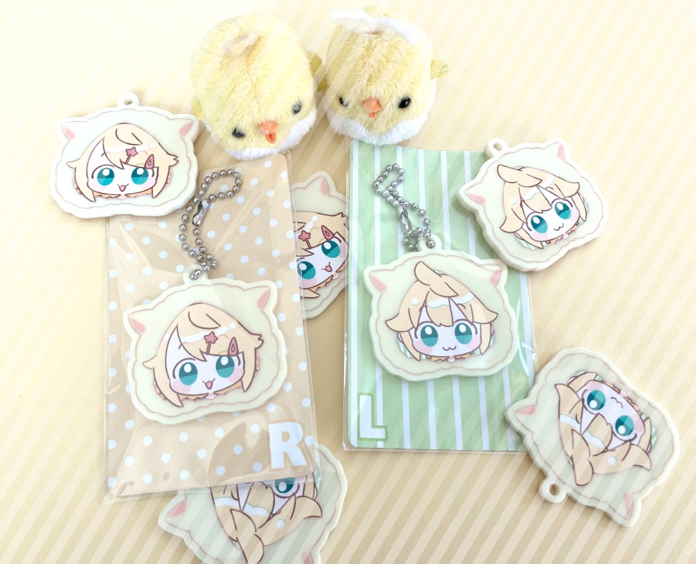 アルパーカーアクリルキーホルダー