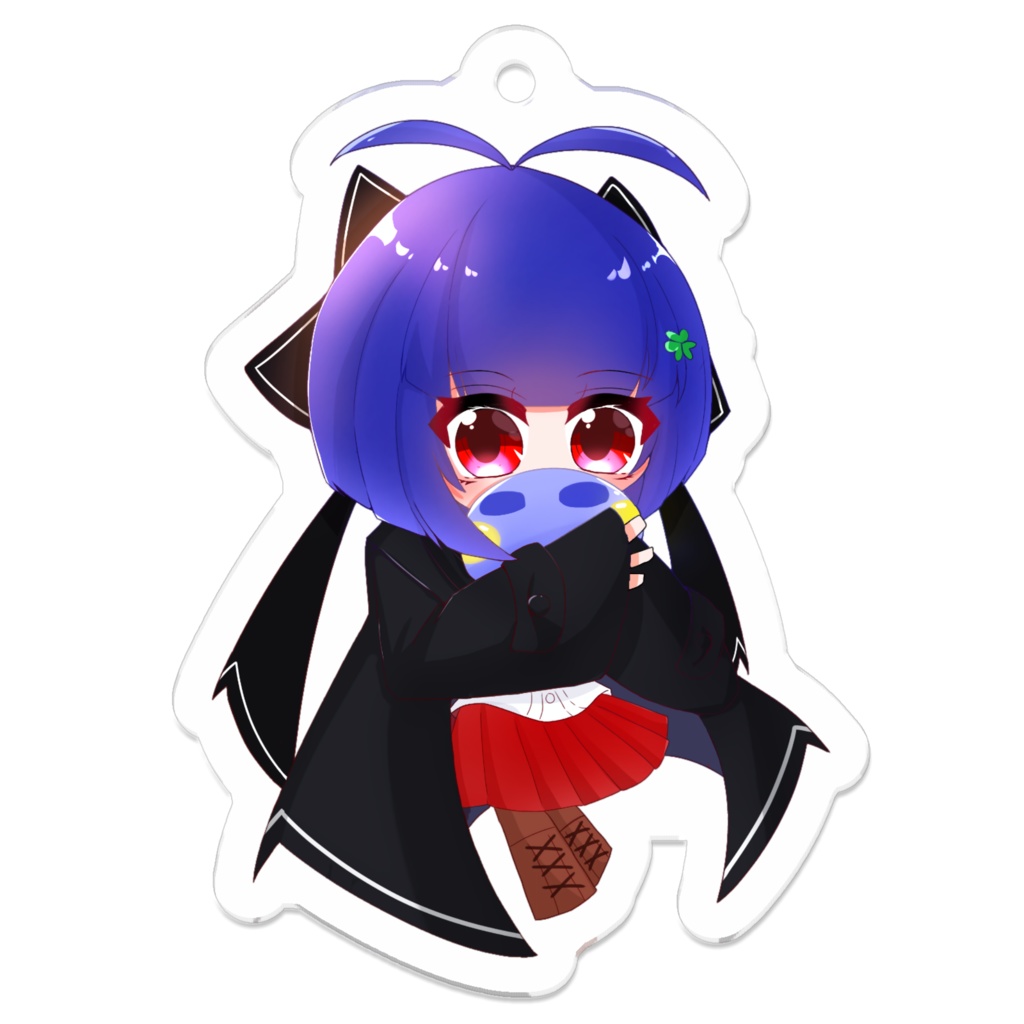 雨水ぬいアクリルキーホルダー (B)