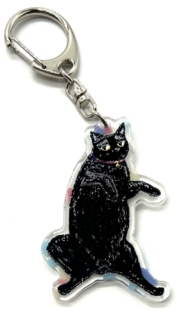 腹出しねこ　アクキー