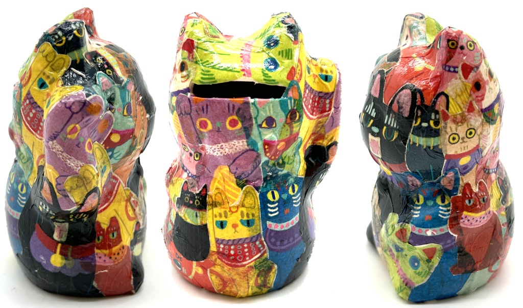 こんにちは招き猫 右手