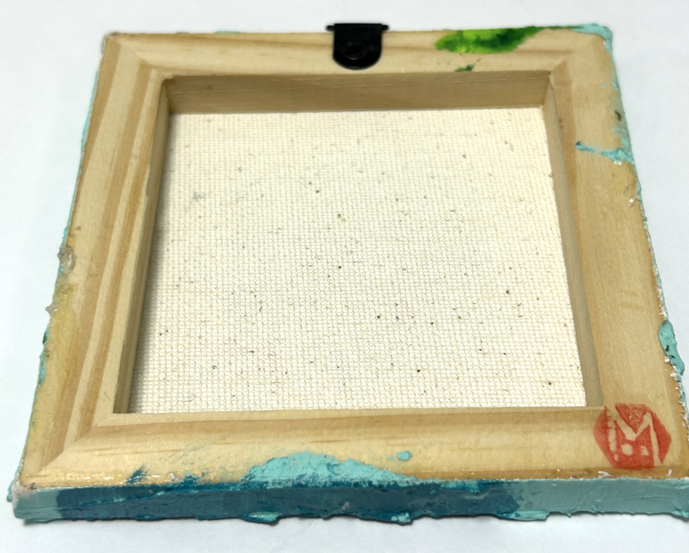 SKY CAT ミニアクリル画 キャンバス10×10cm