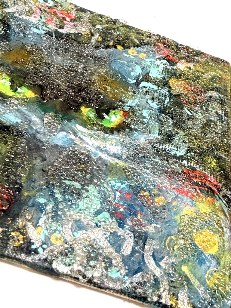 スター アクリル画 10×10cm