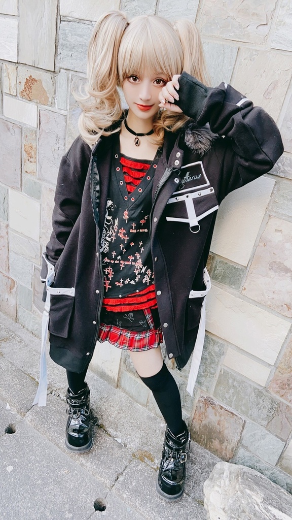 JillpunkオリジナルパンクKERA ケイローン光矢射手座ケンタウロス荒魂スパイクリベット裏起毛パーカージャケット メンズ レディー V系 おしゃれ大きいサイズ男女兼用ファッションカッコいい