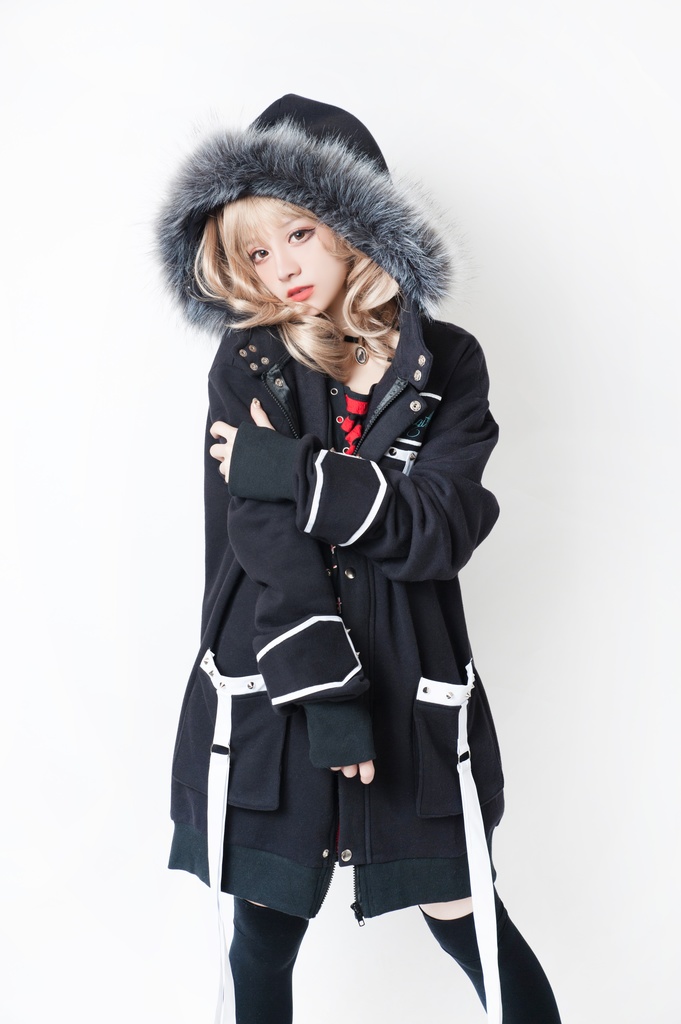 JillpunkオリジナルパンクKERA ケイローン光矢射手座ケンタウロス荒魂スパイクリベット裏起毛パーカージャケット メンズ レディー V系 おしゃれ大きいサイズ男女兼用ファッションカッコいい