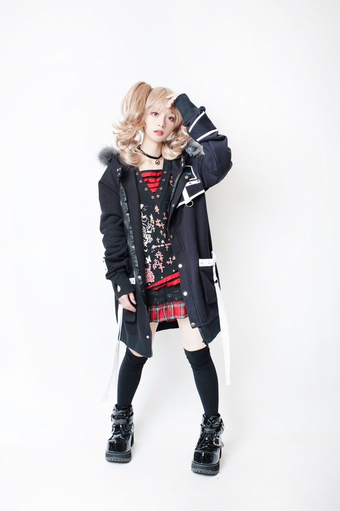 JillpunkオリジナルパンクKERA ケイローン光矢射手座ケンタウロス荒魂スパイクリベット裏起毛パーカージャケット メンズ レディー V系 おしゃれ大きいサイズ男女兼用ファッションカッコいい